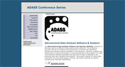 Desktop Screenshot of adass.org
